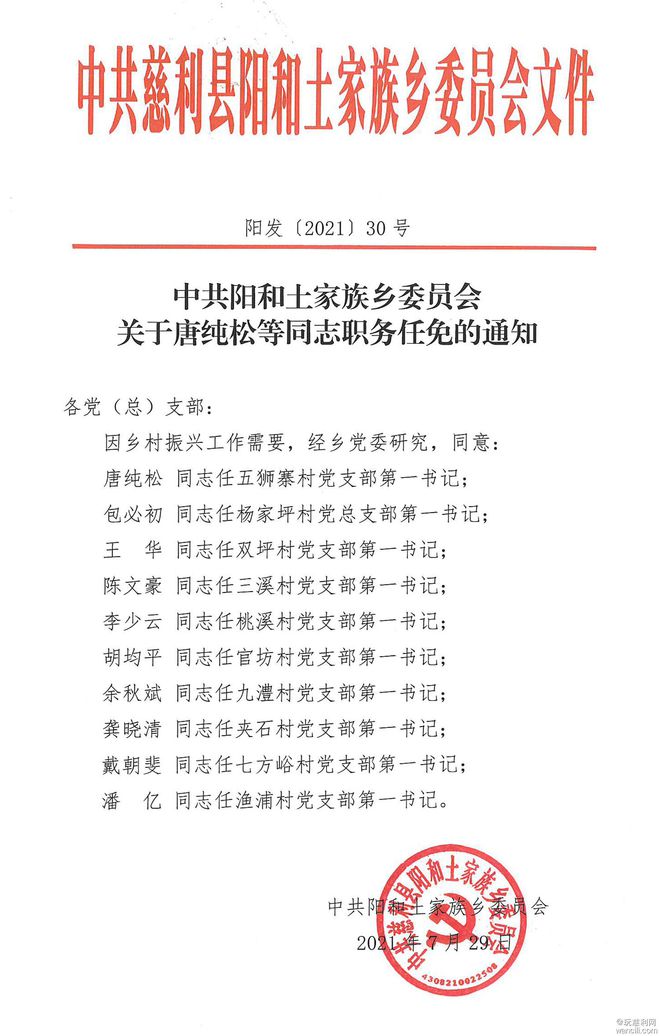 龚阳村委会人事最新任命通知